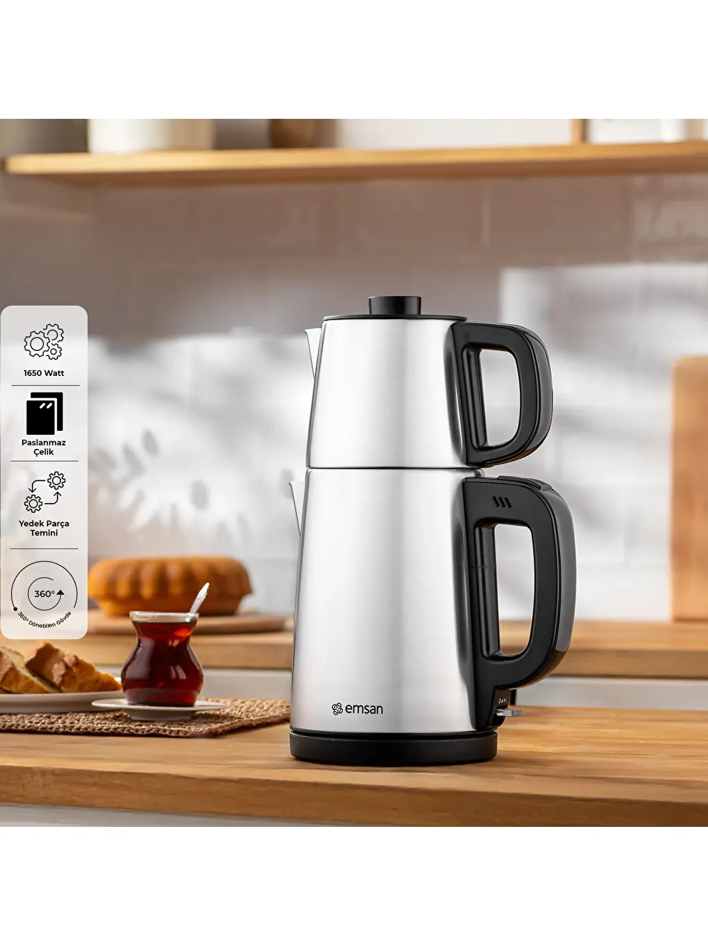 Çaykolik Çay Makinesi İnox-4