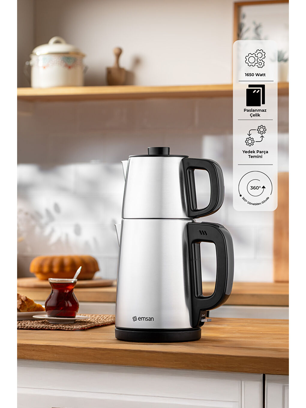 Çaykolik Çay Makinesi İnox-1