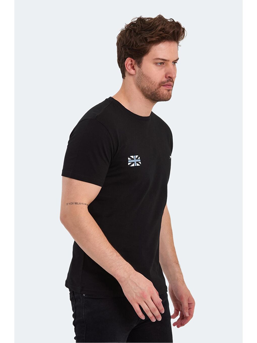 SLAZENGER Siyah PACET Erkek Kısa Kol T-Shirt Siyah - 2