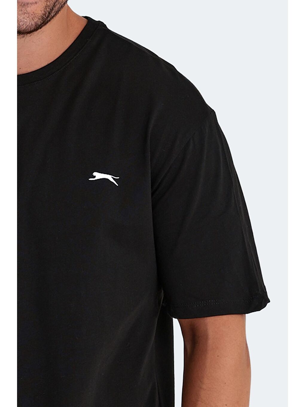 SLAZENGER KAISER Erkek Kısa Kol T-Shirt Siyah - 4