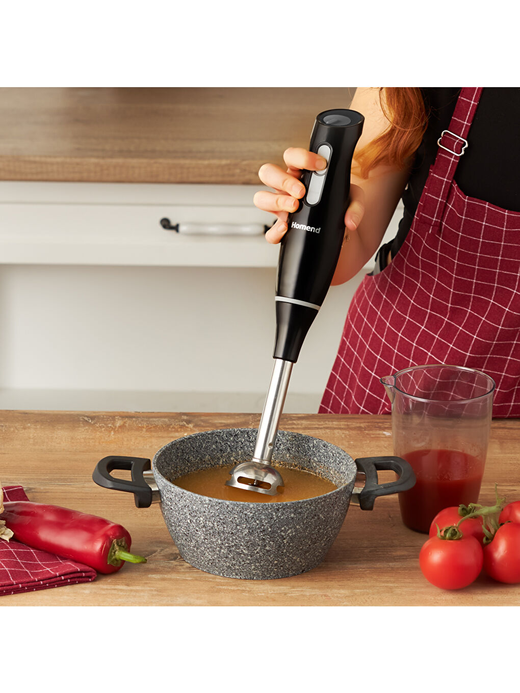 Handmaid 1938H Çubuk Blender Siyah 1000W-2