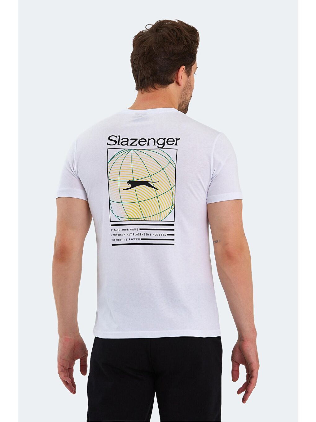 SLAZENGER Beyaz POLL Erkek Kısa Kol T-Shirt Beyaz - 1