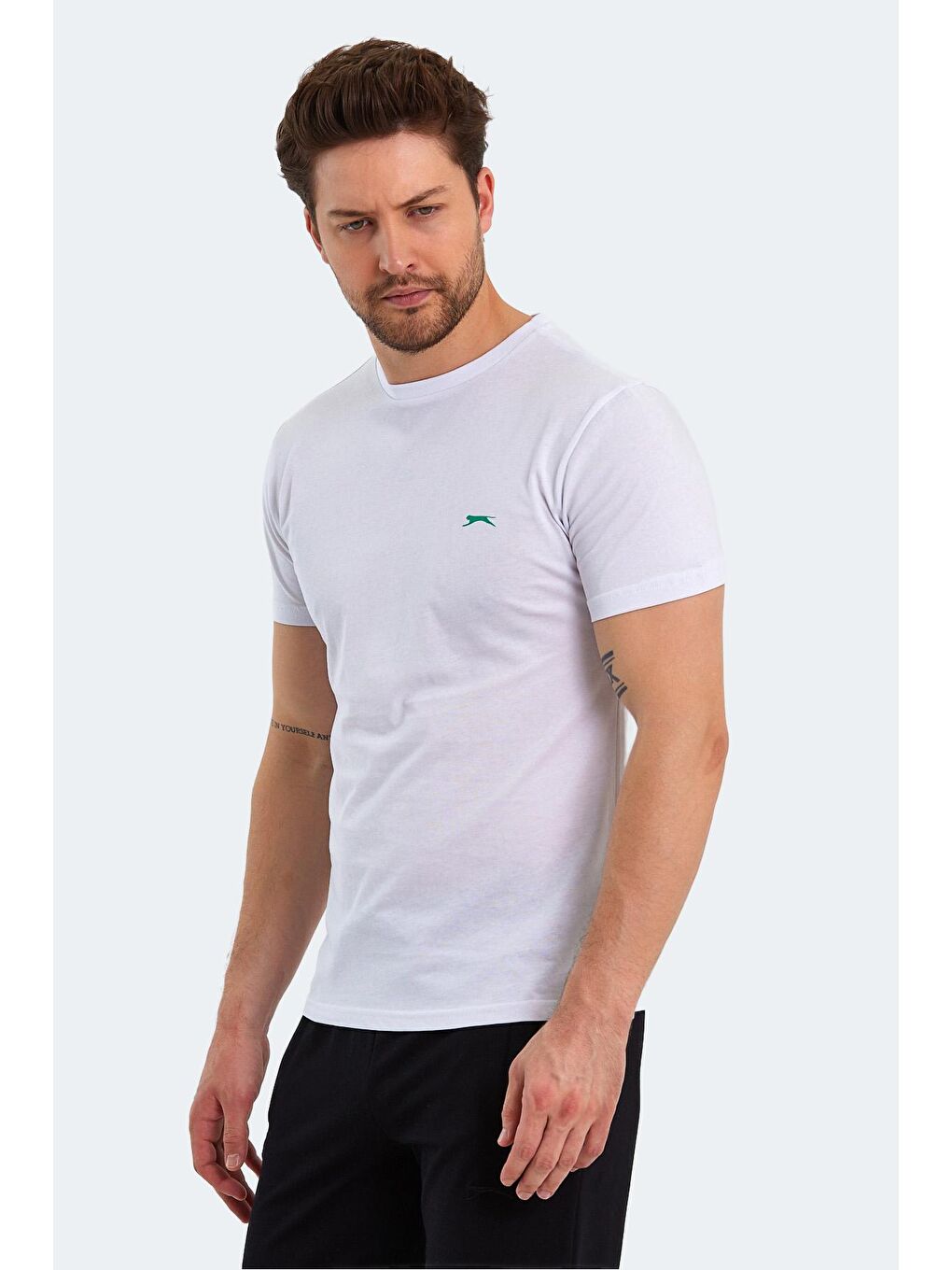 SLAZENGER Beyaz POLL Erkek Kısa Kol T-Shirt Beyaz - 2