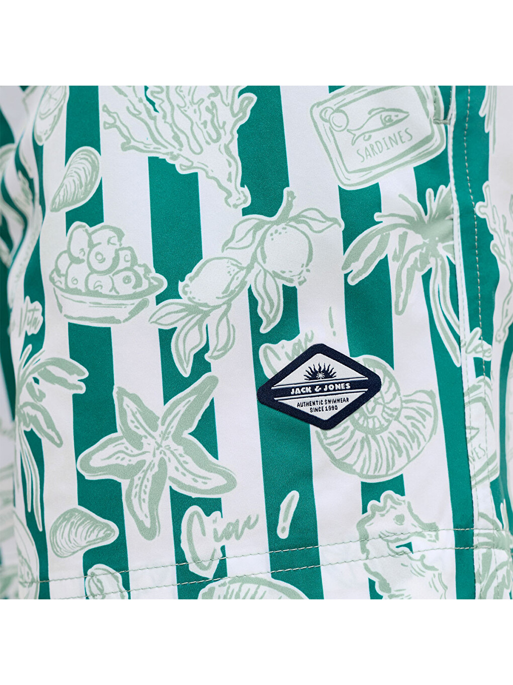 Maui Vibes Novelty Aop Erkek Yeşil Mayo-1