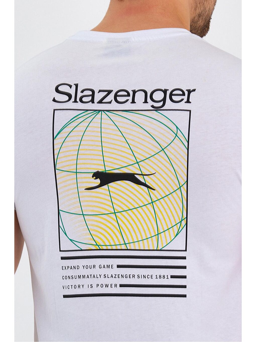 SLAZENGER Beyaz POLL Erkek Kısa Kol T-Shirt Beyaz - 4