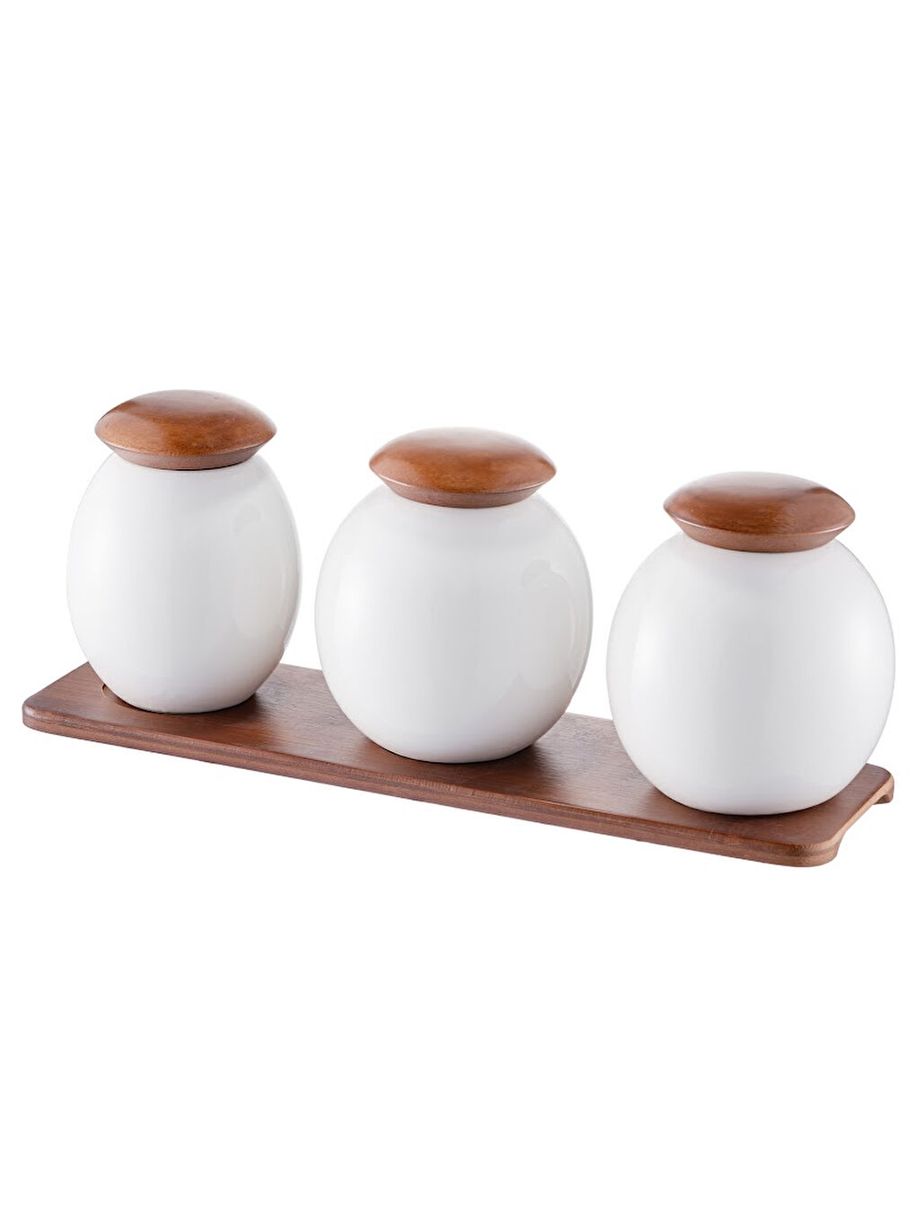 Beyaz Mashroom 3'lü Baharat Takımı-4