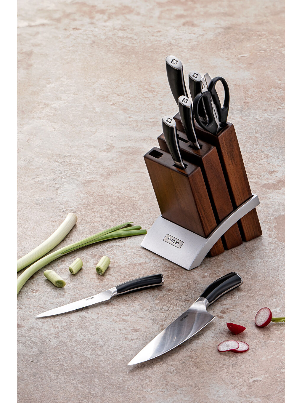 Siyah Pro Cut 8 Parça Bıçak Seti-7