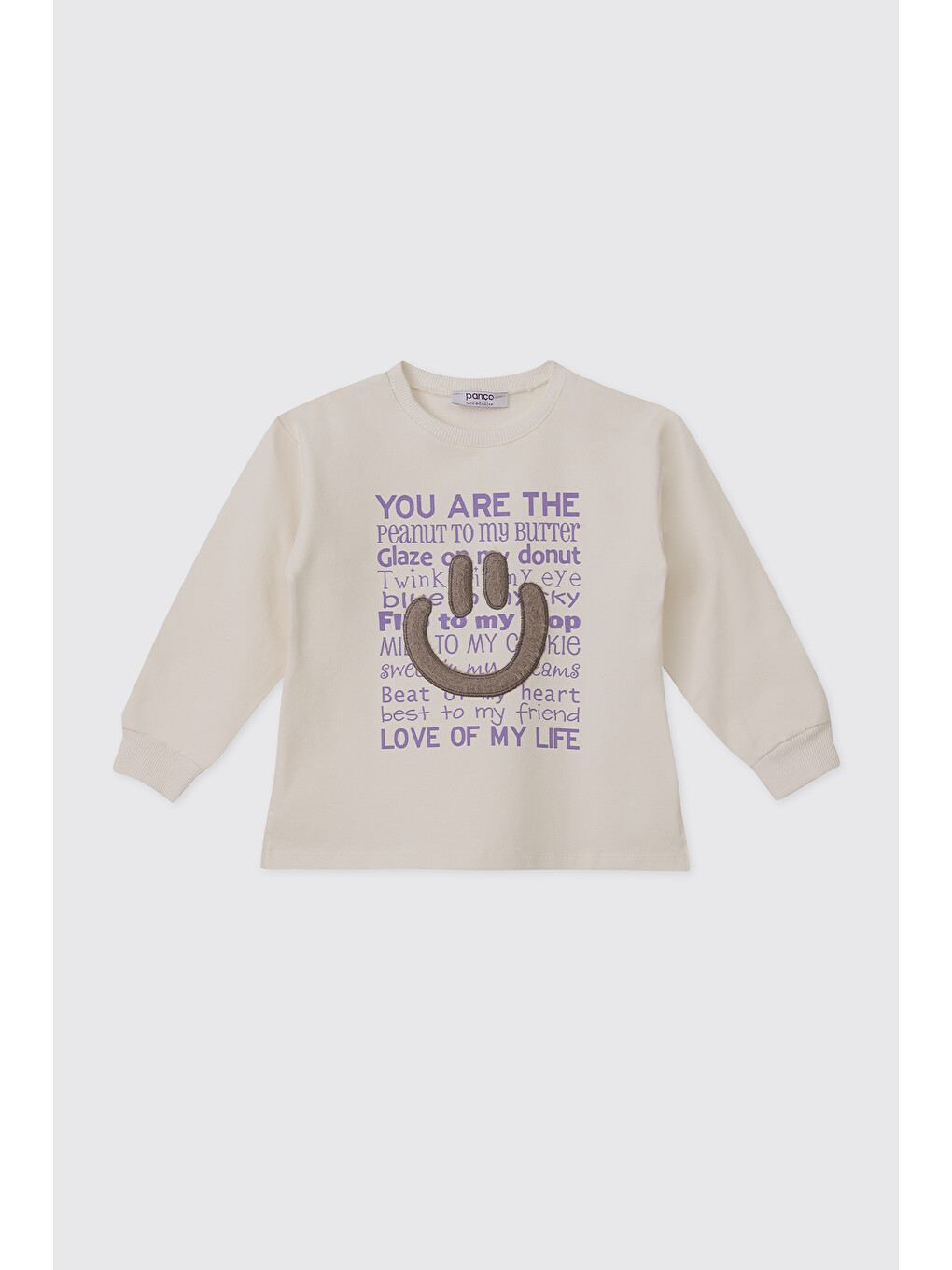 Kız Bebek Ekrulıla Sweatshirt
