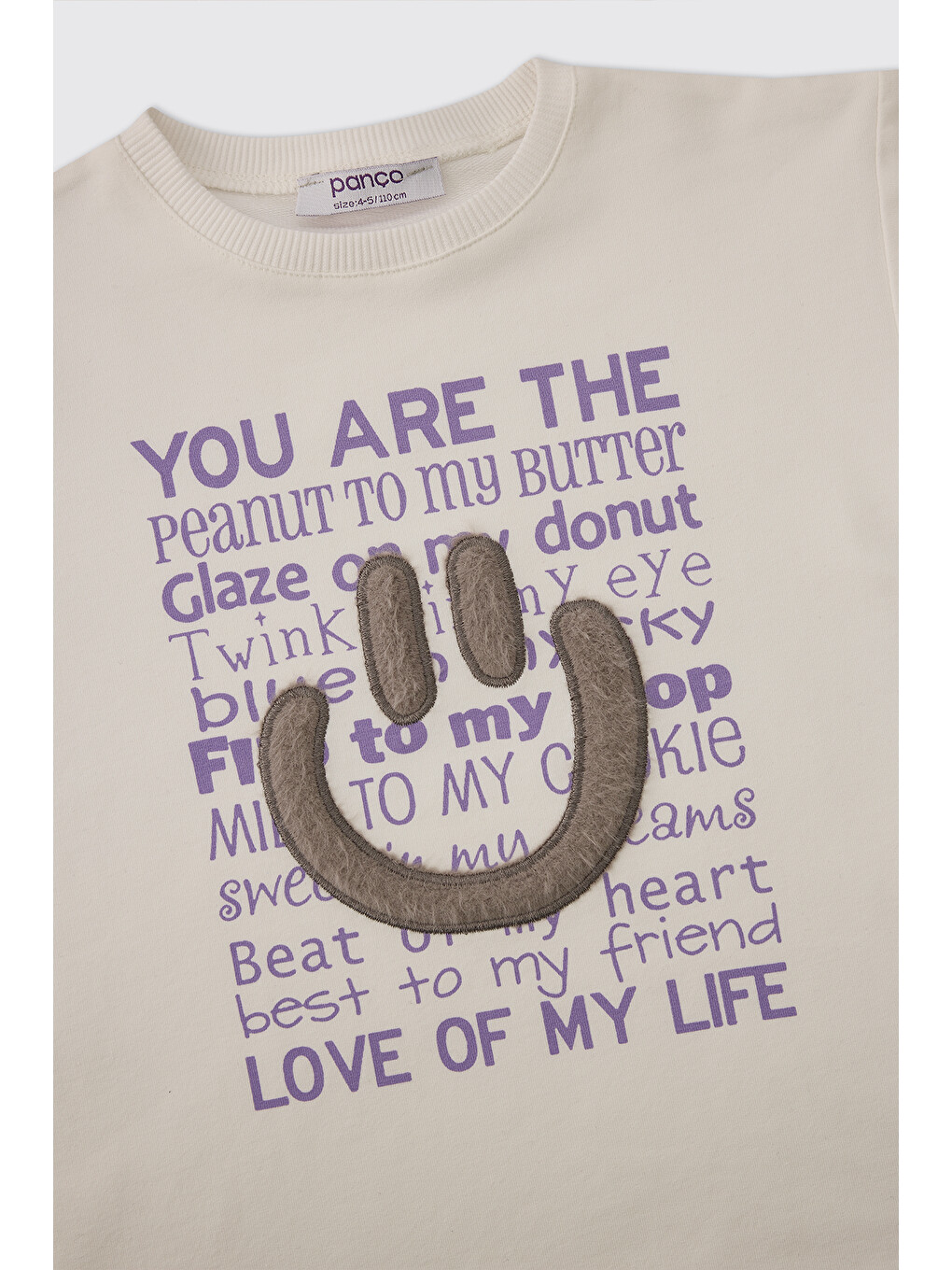 Kız Bebek Ekrulıla Sweatshirt-2