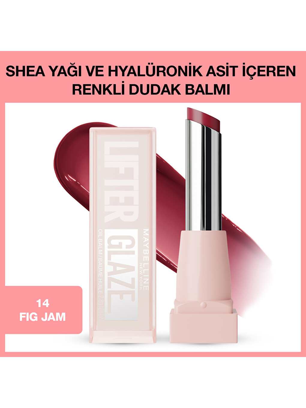 Lifter Glaze Shea Yağı Ve Hyalüronik Asit İçeren Nemlendirici Renkli Dudak Balmı
