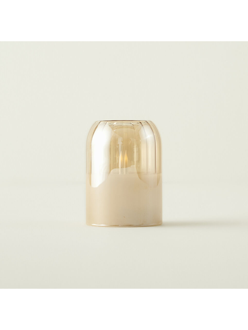 Renksiz Alessia Ledli Mum Amber (10 cm)