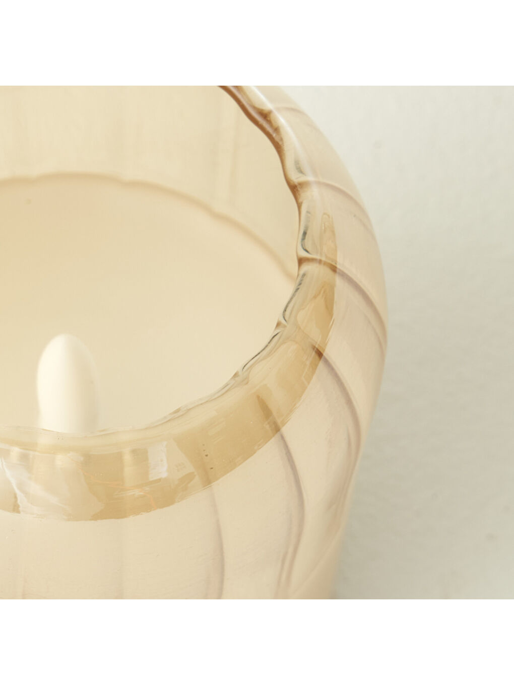 Renksiz Alessia Ledli Mum Amber (10 cm)-1