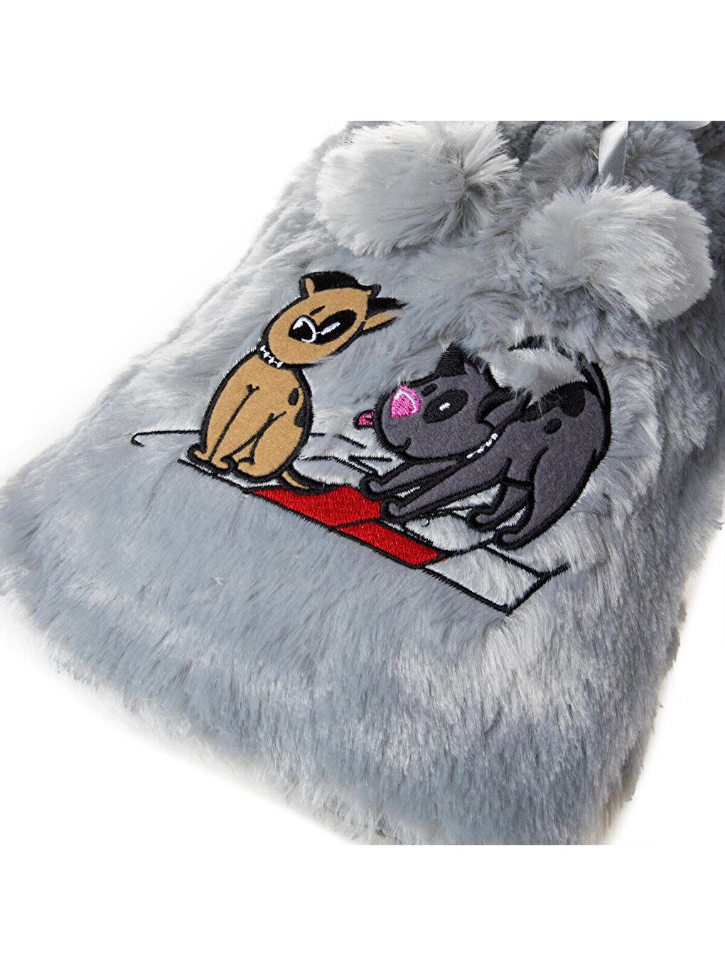 Biggdesign Gri Dogs Gri Peluş Sıcak Su Torbası - 3