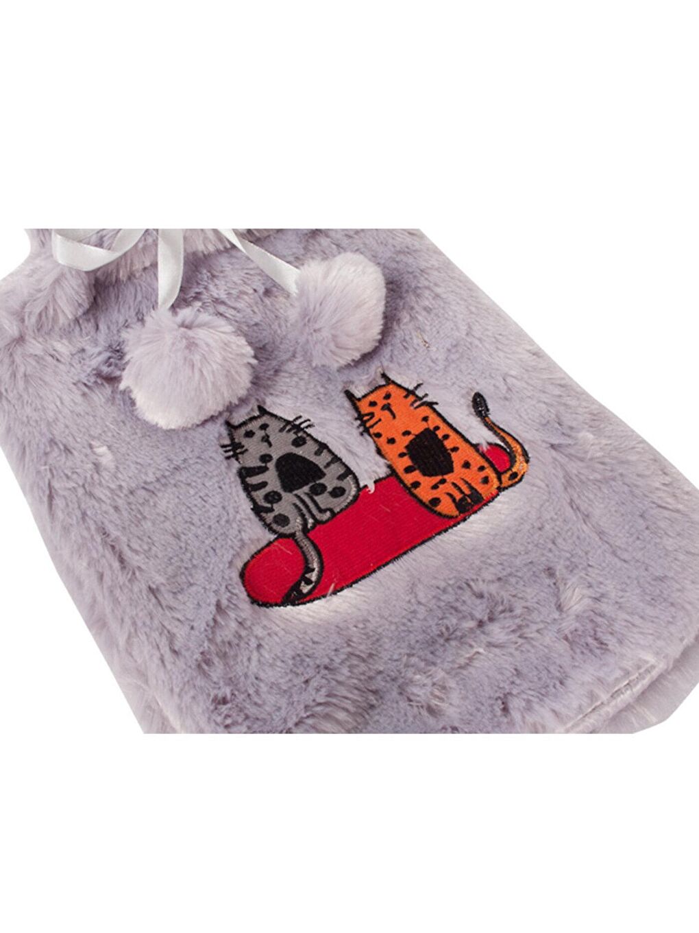 Biggdesign Gri Cats Gri Peluş Sıcak Su Torbası - 1