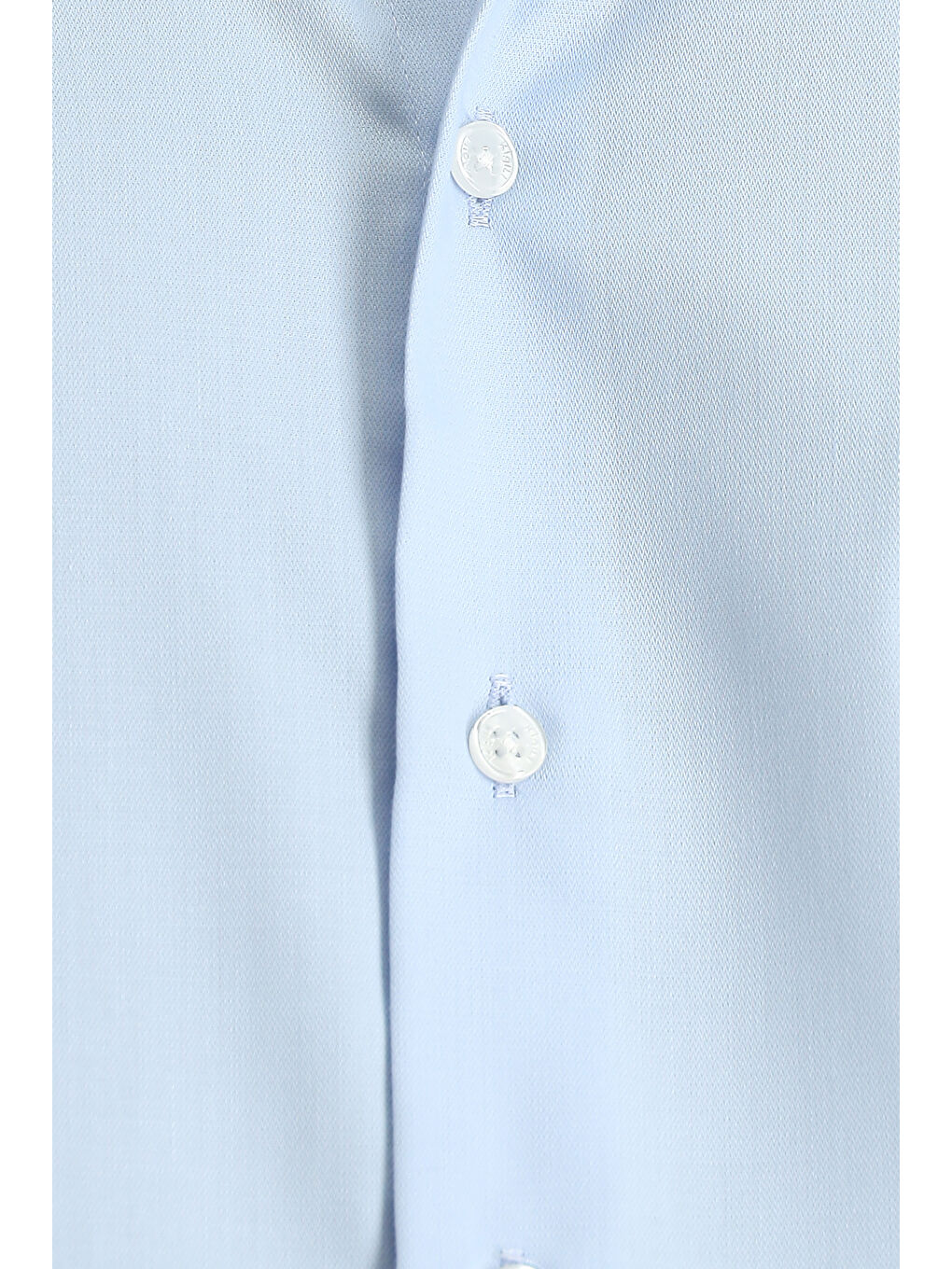 Mavi Uzun Kol Slim Fit Dar Kesim Klasik Non Iron Saten Pamuklu Gömlek-4