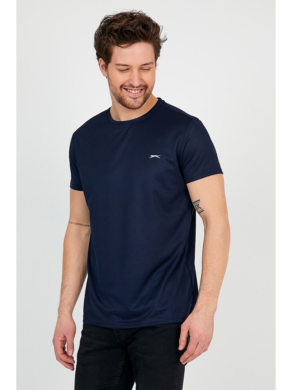 SLAZENGER Lacivert REPUBLIC Erkek T-Shirt Lacivert