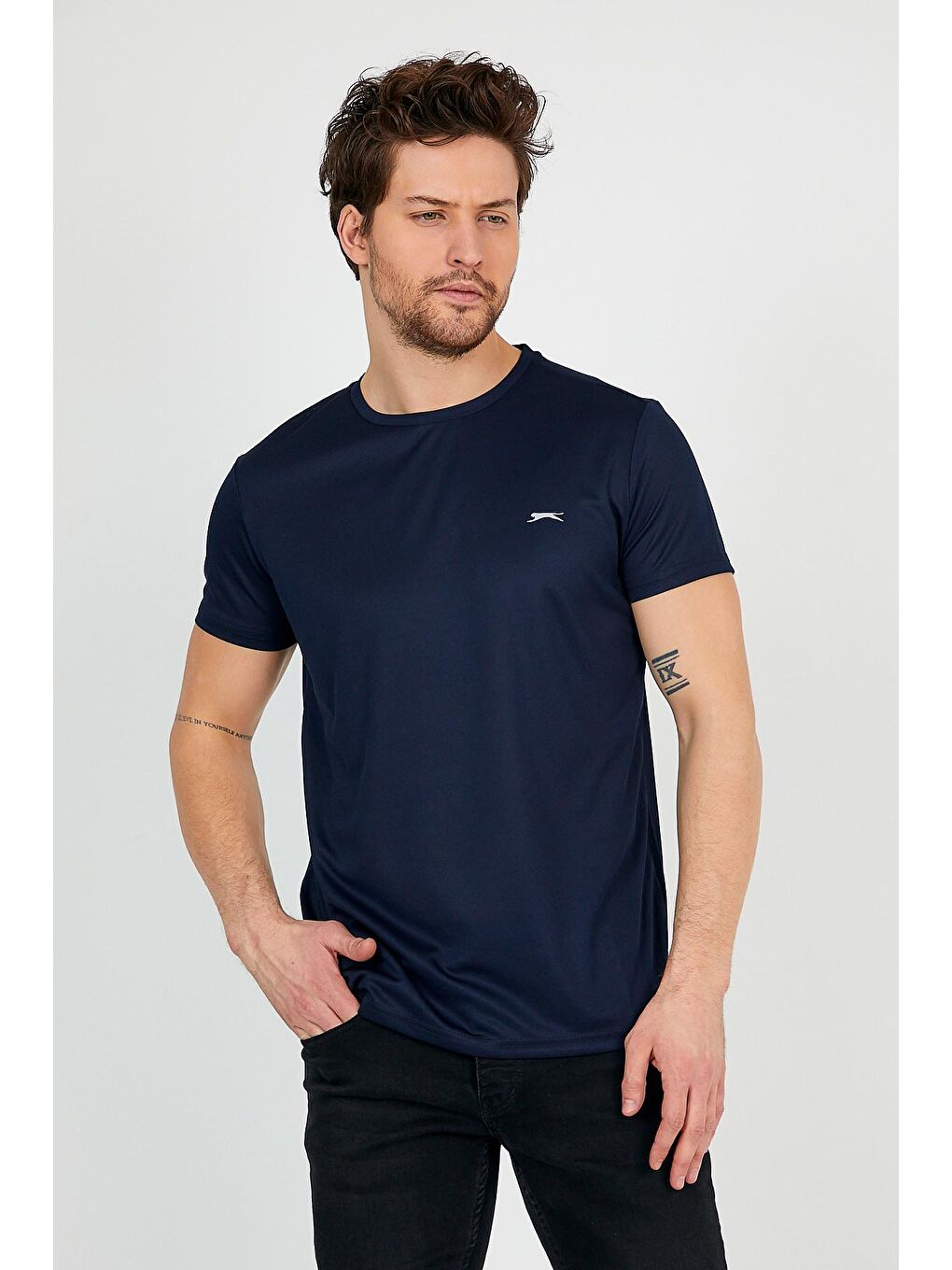 SLAZENGER Lacivert REPUBLIC Erkek T-Shirt Lacivert - 1