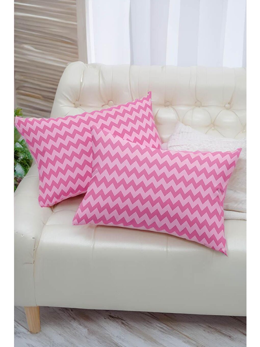 UPSTYLE Pembe Yastık Kılıfı 50x70 cm  Kombin Pembe