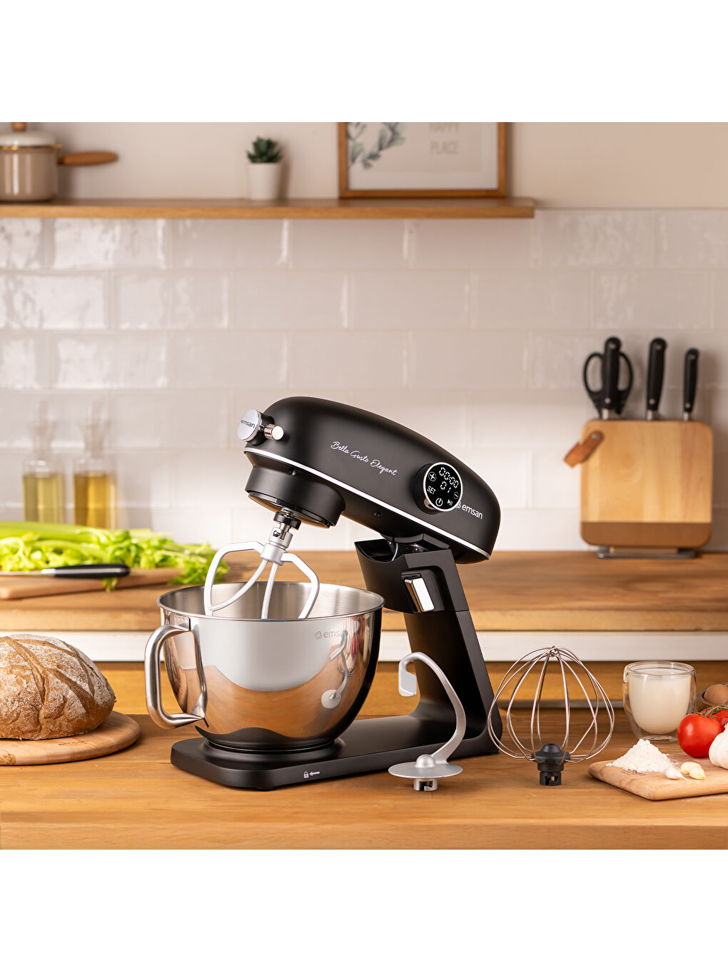 Bella Gusto Elegant Stand Mikser Siyah-6