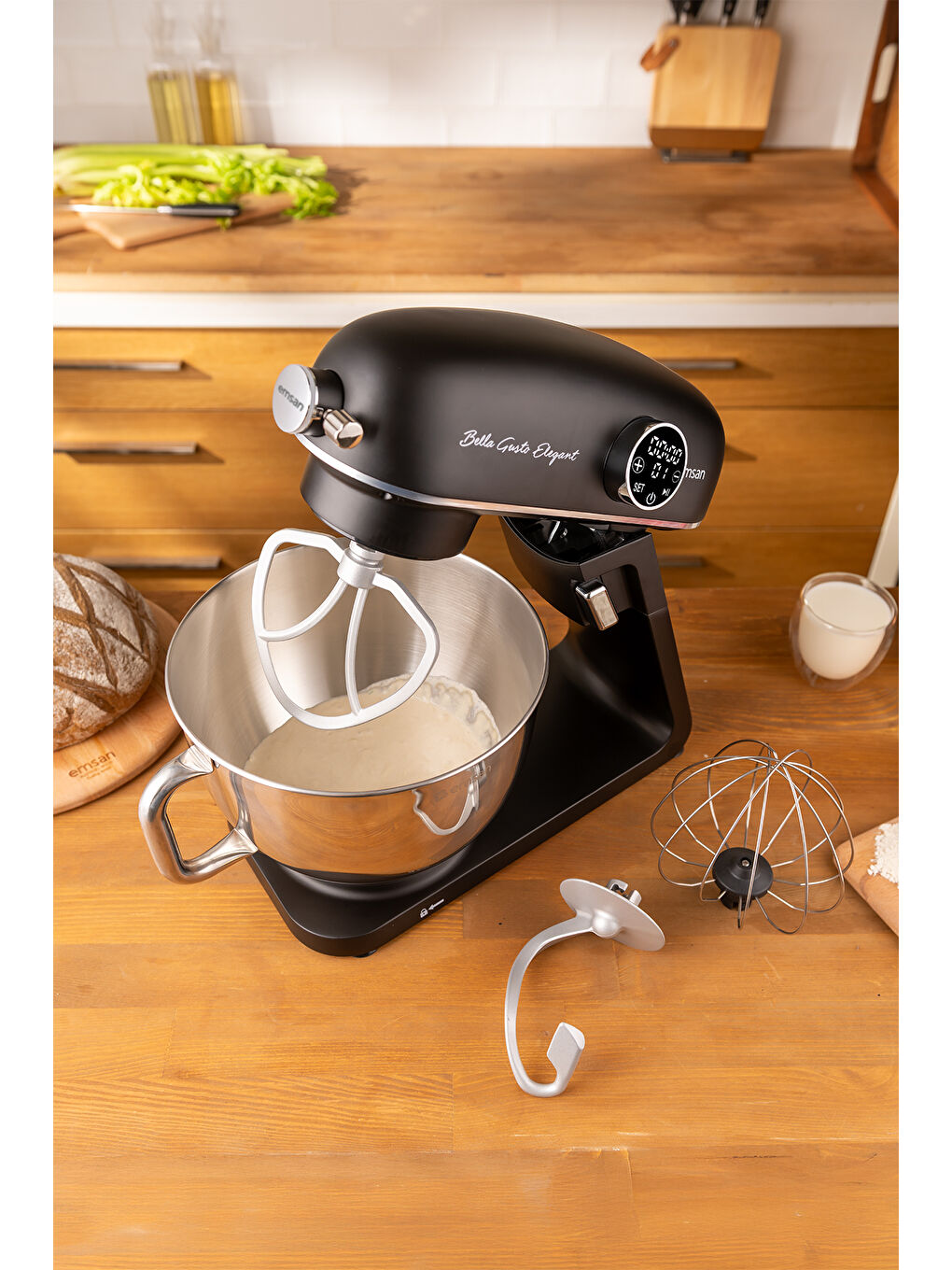 Bella Gusto Elegant Stand Mikser Siyah-3