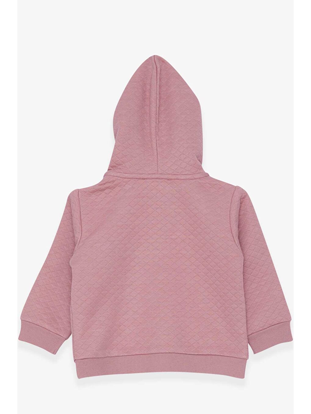 Pembe Kız Çocuk Hırka Nakışlı Pullu Gülkurusu (1.5-4 Yaş)-1