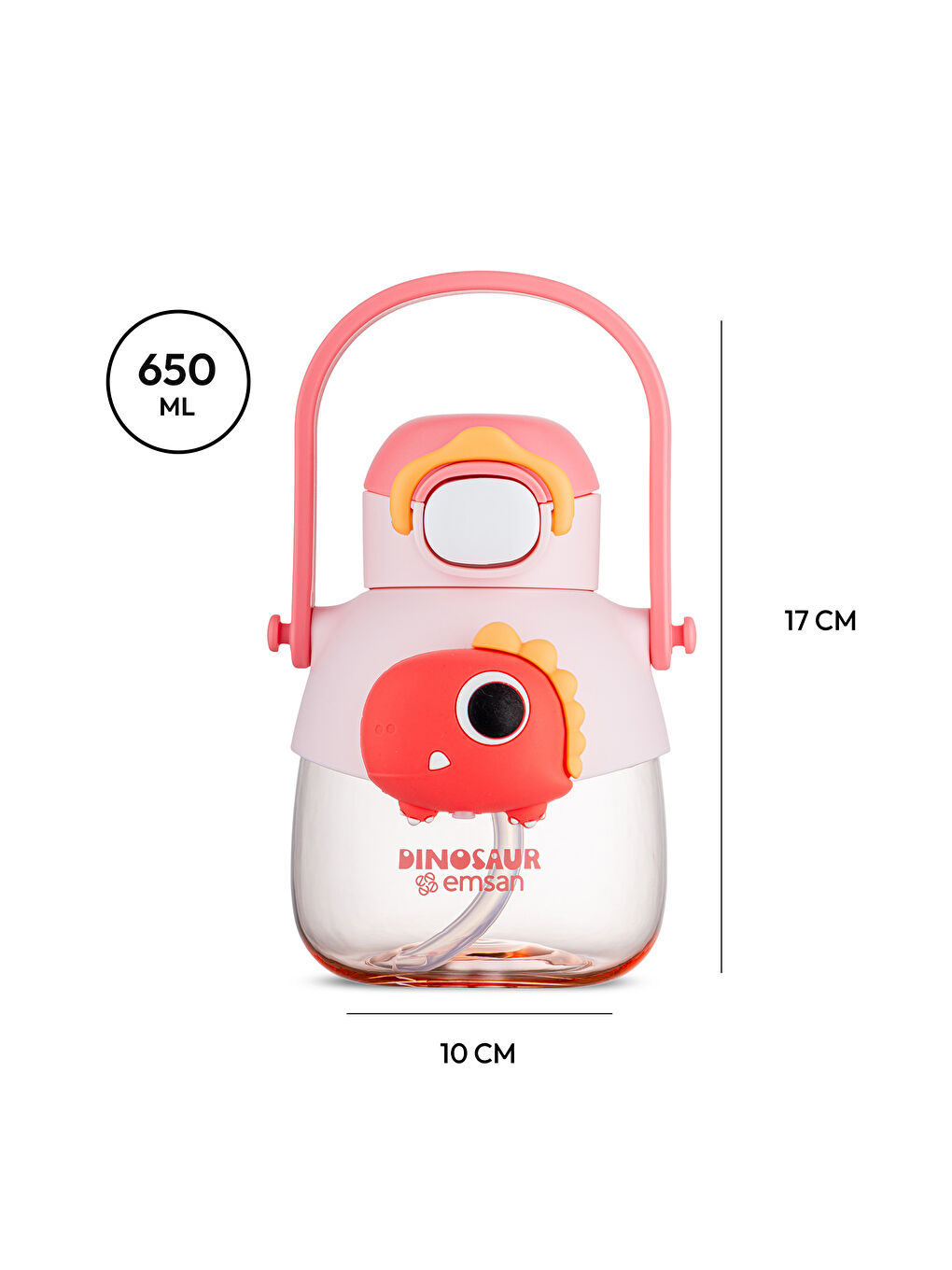Dino Suluk Pembe 650 ml-10