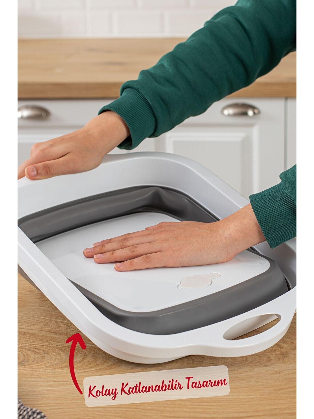 Karışık Çok Foksiyonlu Katlanabilir Kesim Panosu - Süzgeçli Akordiyon Badya-2