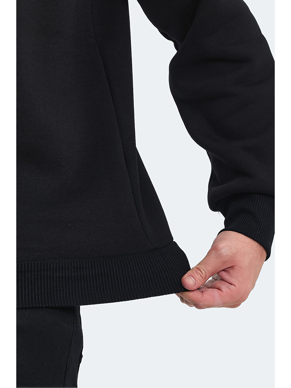 KONNOR IN Erkek Siyah Sweatshirt-5