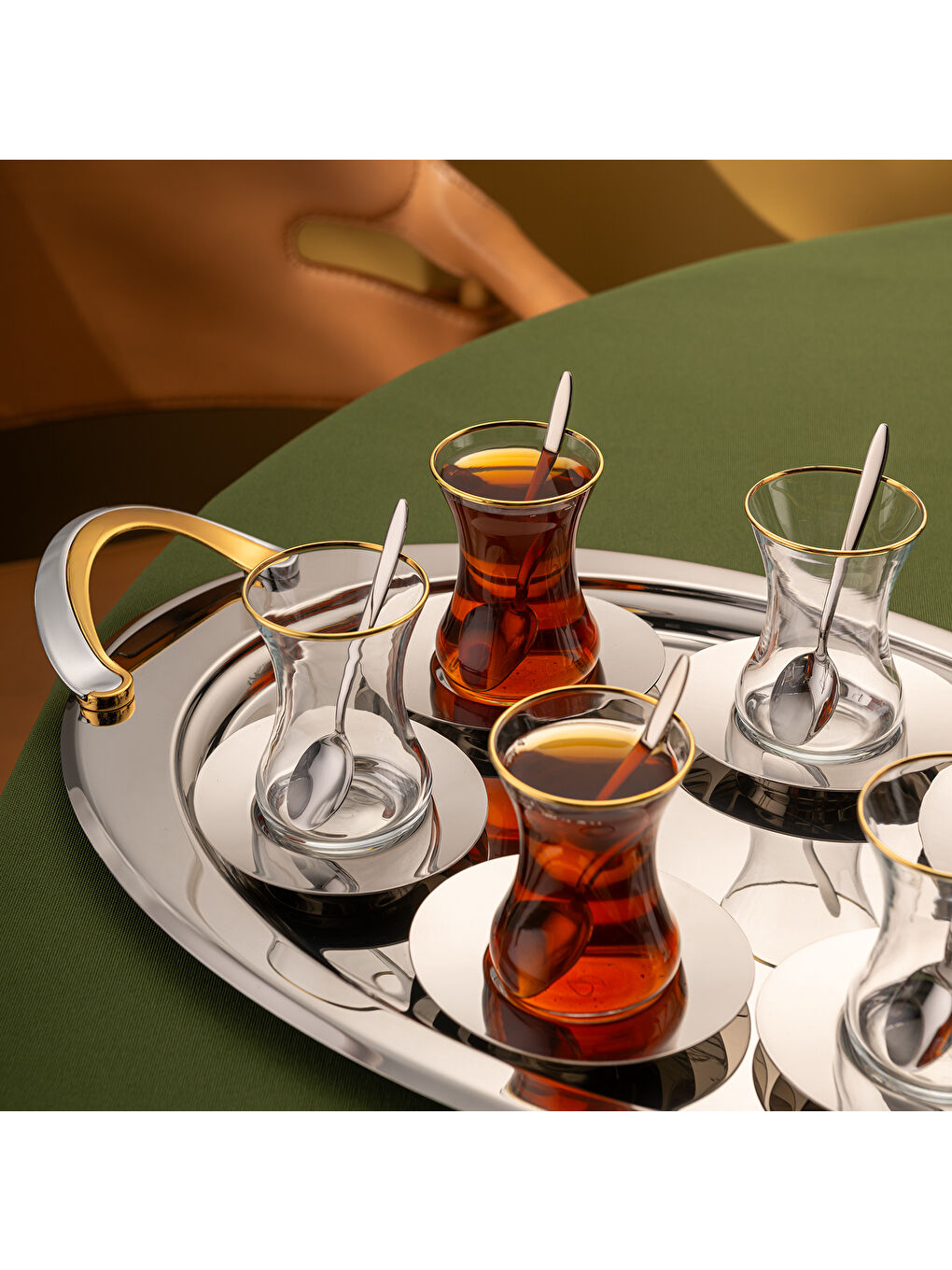 Gri Abbie 19 Parça Çay Seti-7