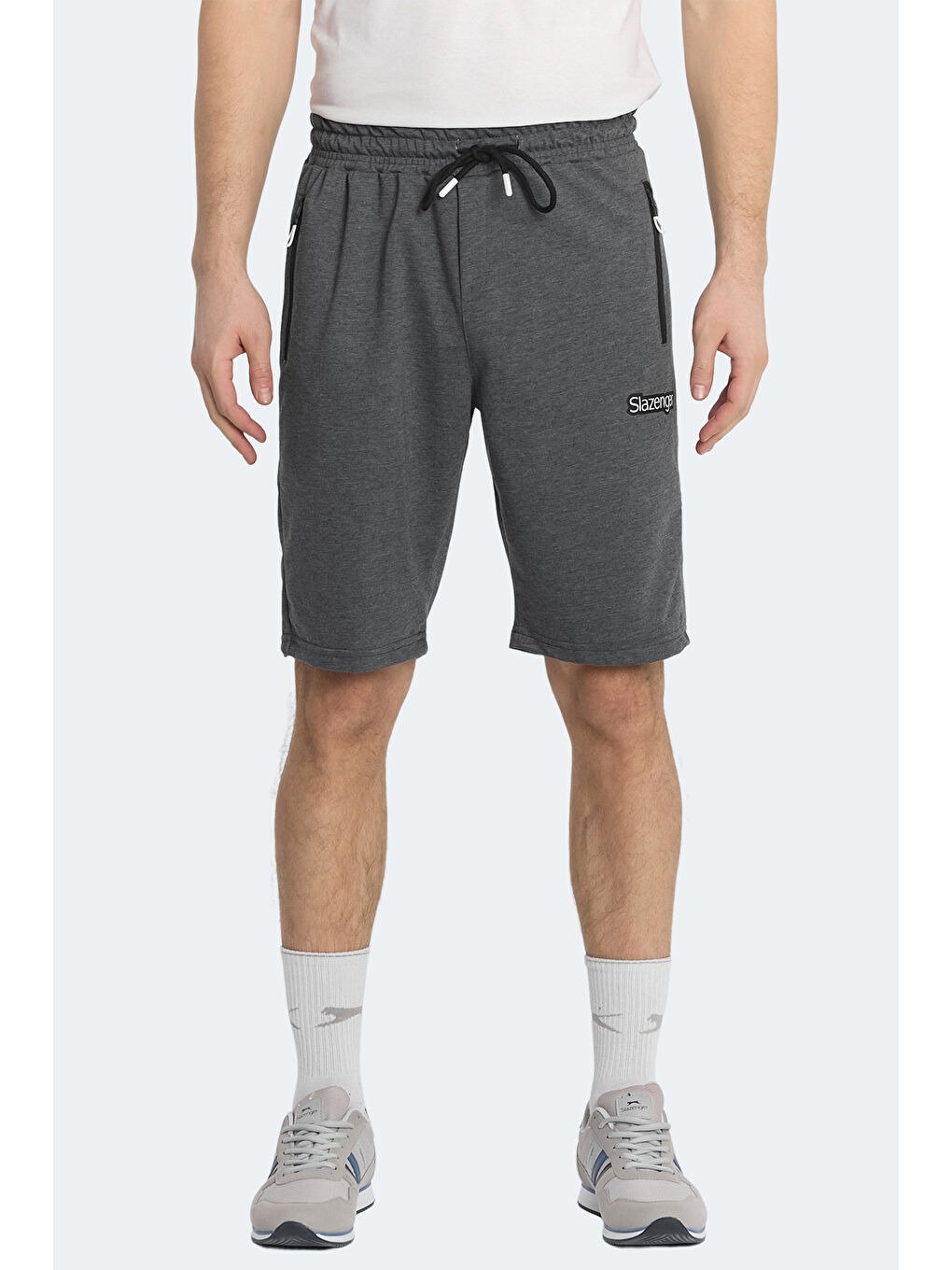 NAGI Erkek Cepli Koyu Gri Şort-1