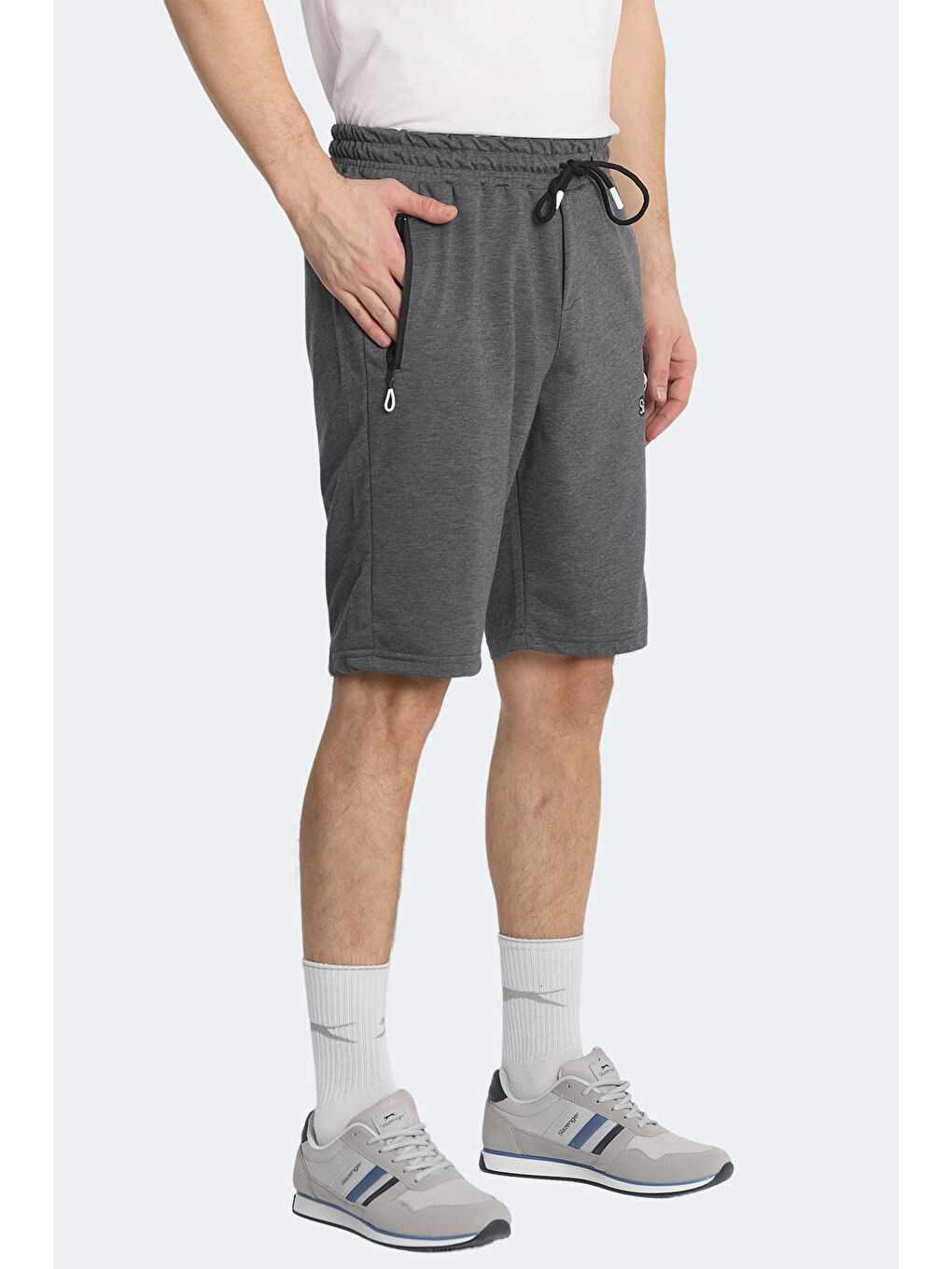 NAGI Erkek Cepli Koyu Gri Şort-2