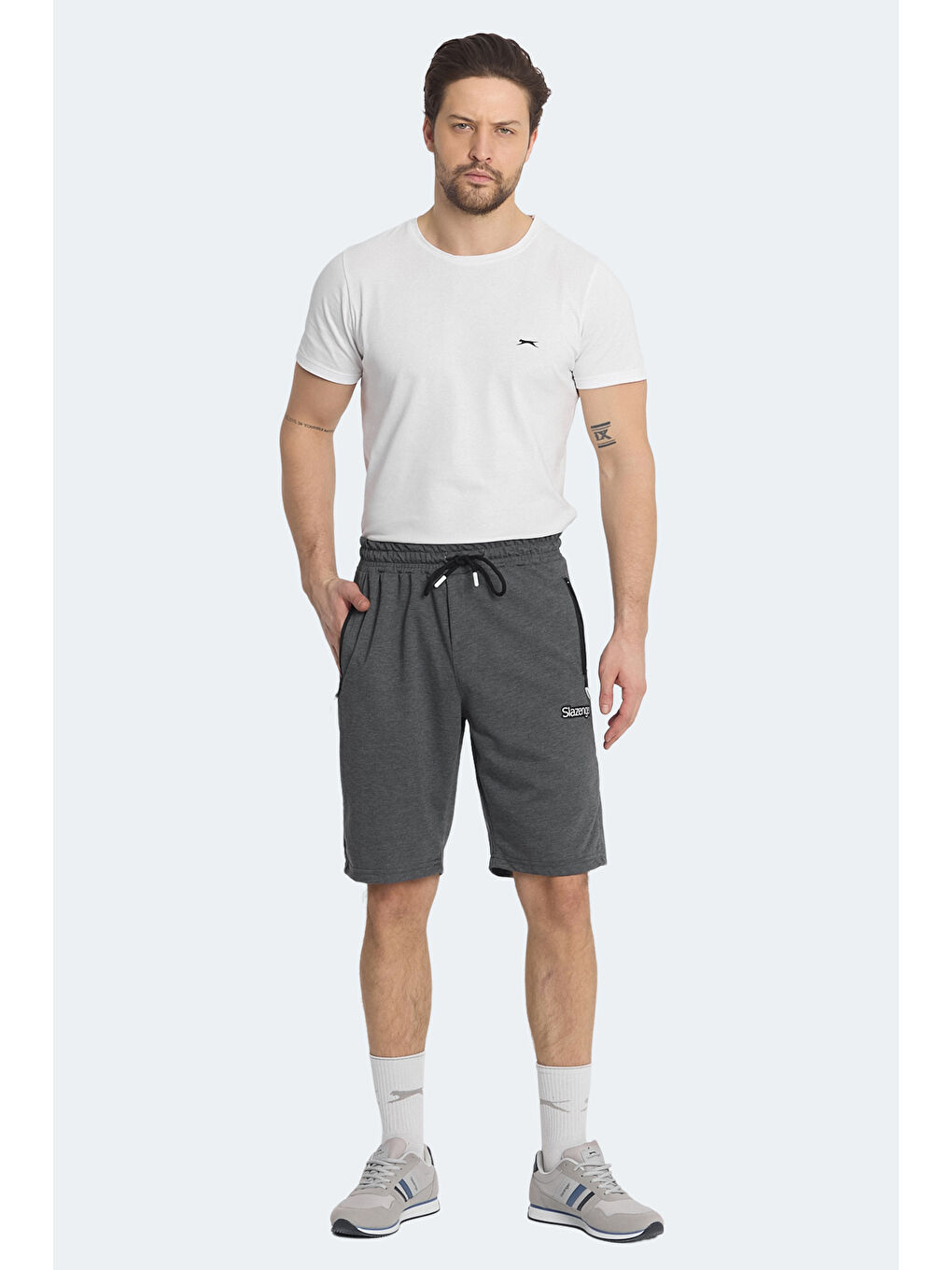 NAGI Erkek Cepli Koyu Gri Şort-3