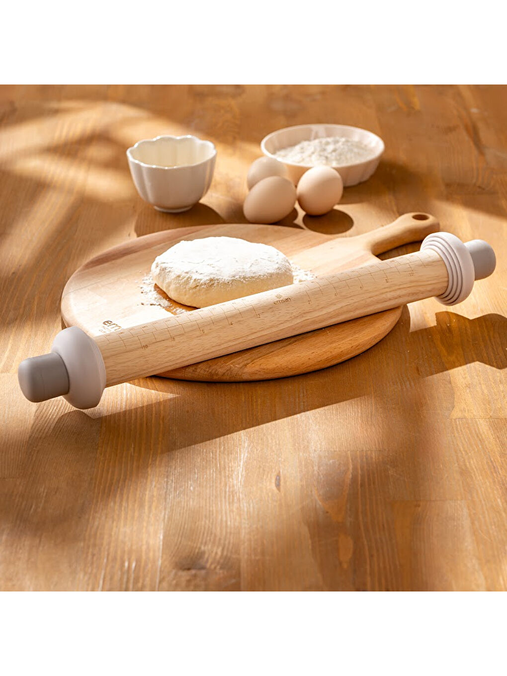 Gri Soft Ayarlanabilir Oklava-6