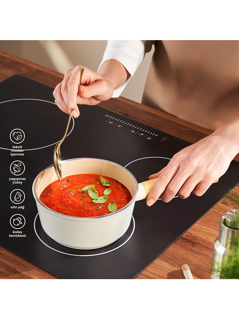 Beyaz Swiss Crystal Sosluk Tenceresi 16 cm-9