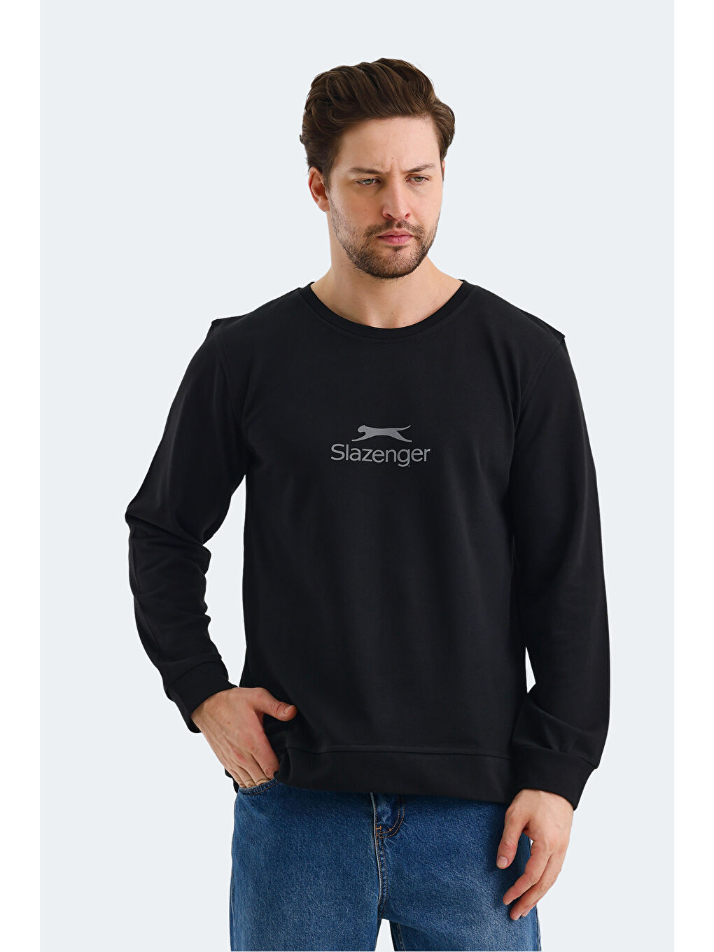 ORTWIN Erkek Siyah Sweatshirt-6