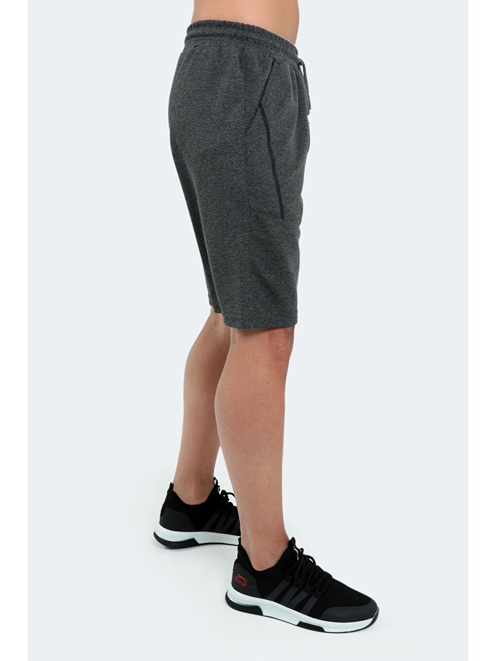 PLUTO Erkek Şort Koyu Gri-1