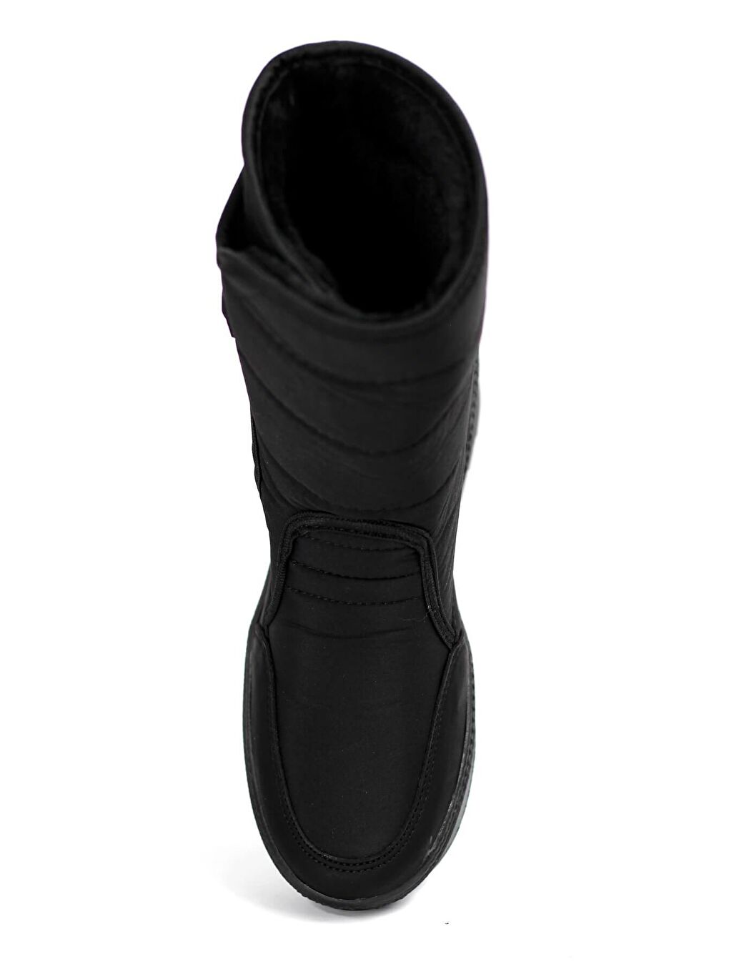 Kışlık İçi Kürklü Termal Kar Botu Kışlık Kaymaz Taban Outdoor Ayakkabı Siyah-3