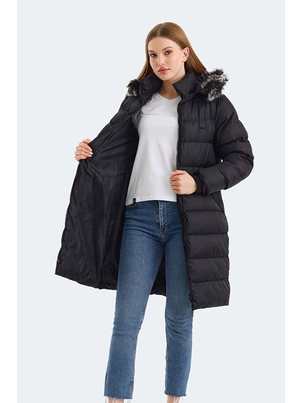 GARLIC Kadın Mont Kaban Siyah-4