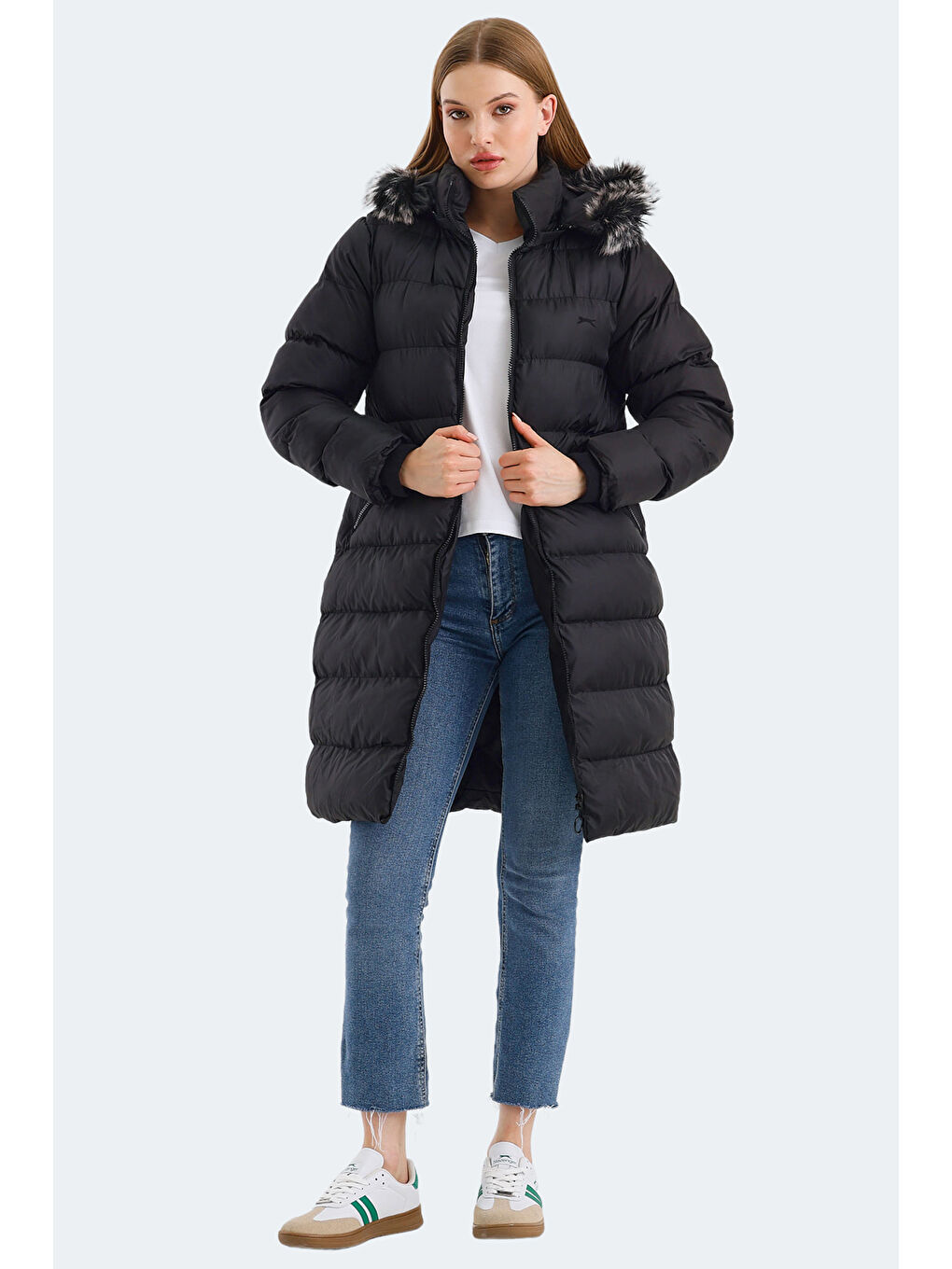 GARLIC Kadın Mont Kaban Siyah-6