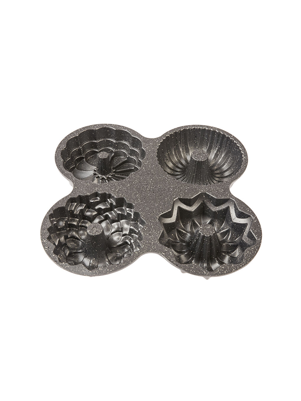 Griss One Four 4’lü Döküm Kek Kalıbı Gri-7