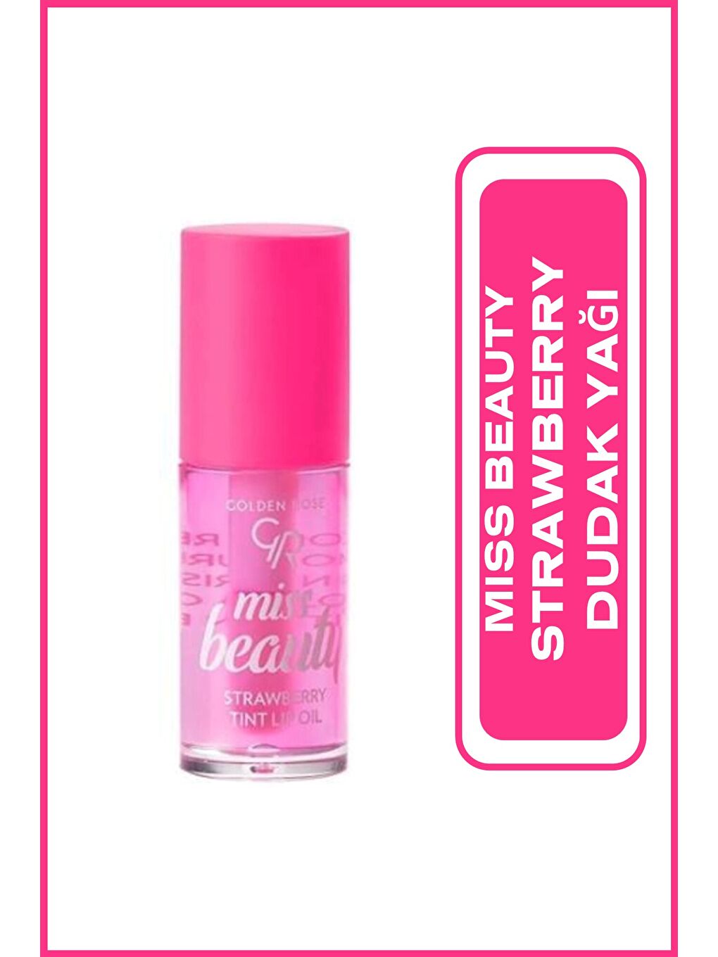 GOLDEN ROSE Mıss Beauty Strawberry Tınt Lıp Oıl