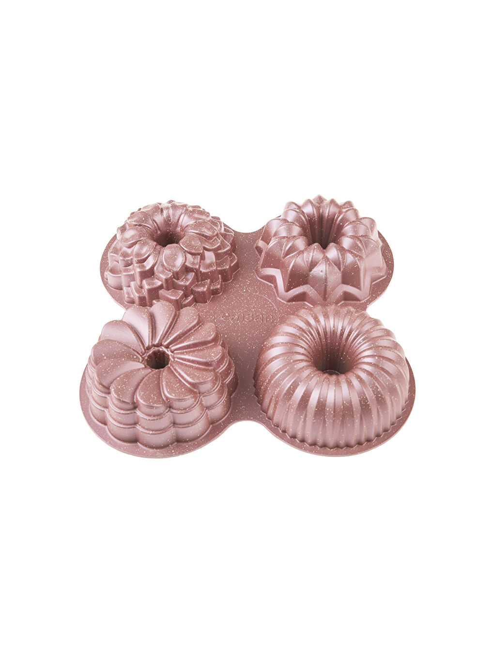 Pembe Griss One Four 4’lü Döküm Kek Kalıbı Pink-7