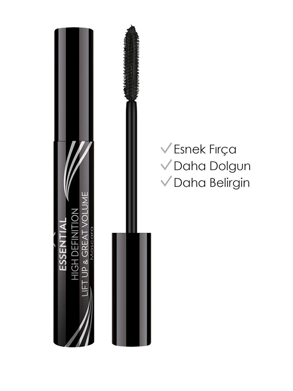GOLDEN ROSE Essential High Definition & Lift Up&great Volume Mascara Black - Hacim Veren Maskara - 2