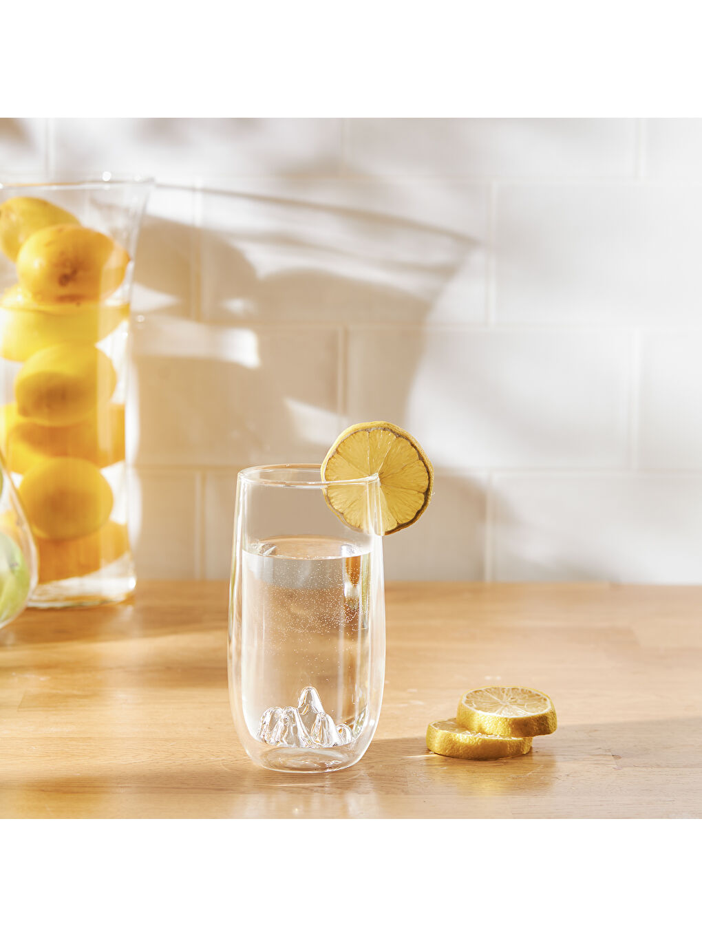 Renksiz Globe Çift Cidarlı Volkan Uzun Bardak-6