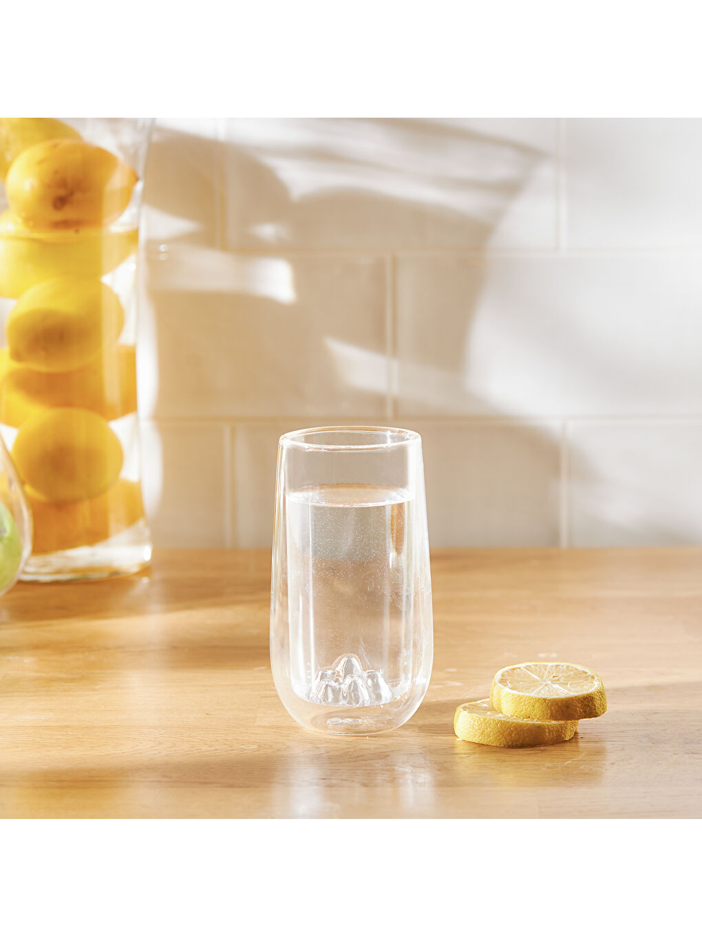 Renksiz Globe Çift Cidarlı Volkan Kısa Bardak-6