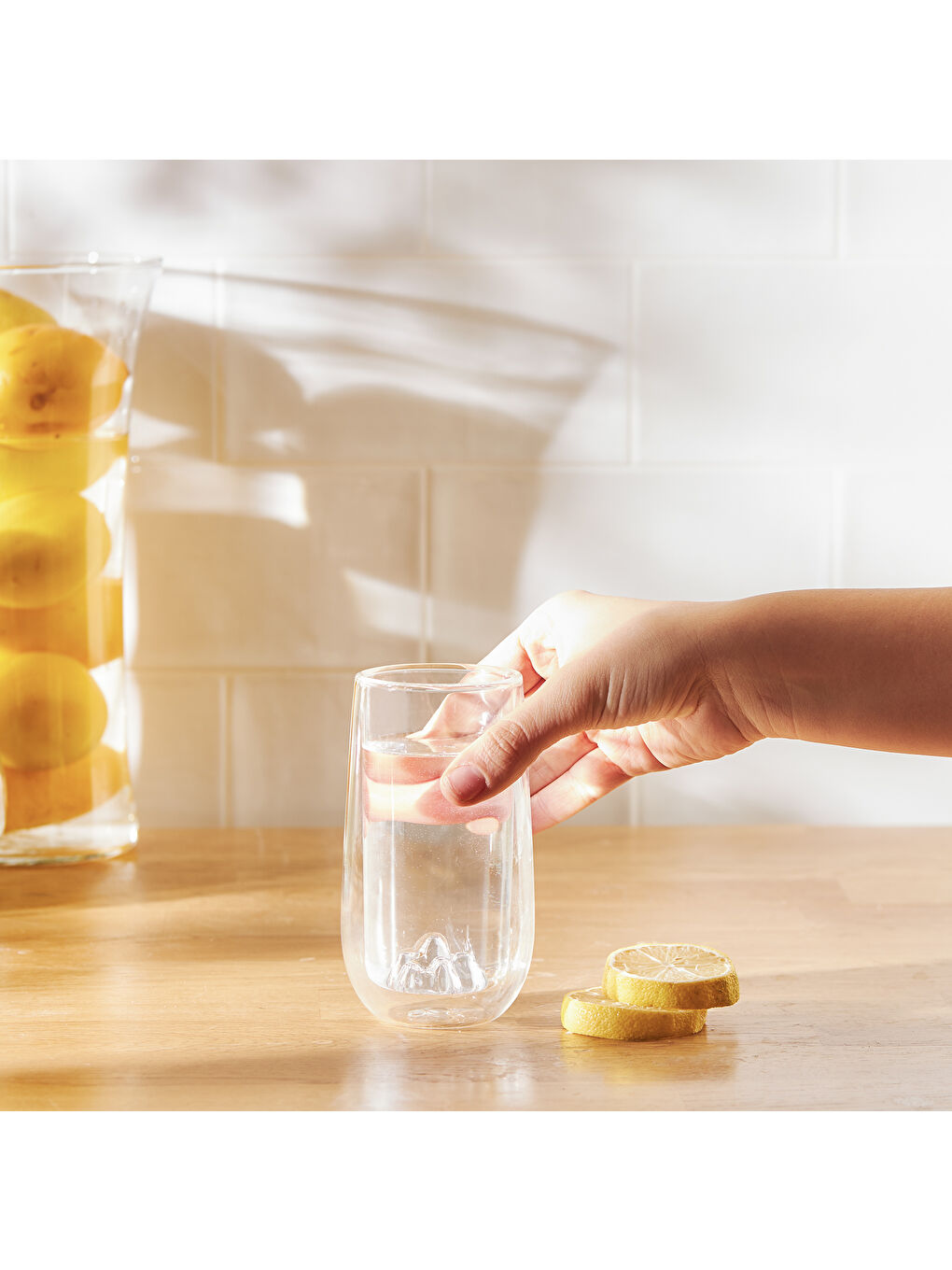 Renksiz Globe Çift Cidarlı Volkan Kısa Bardak-8