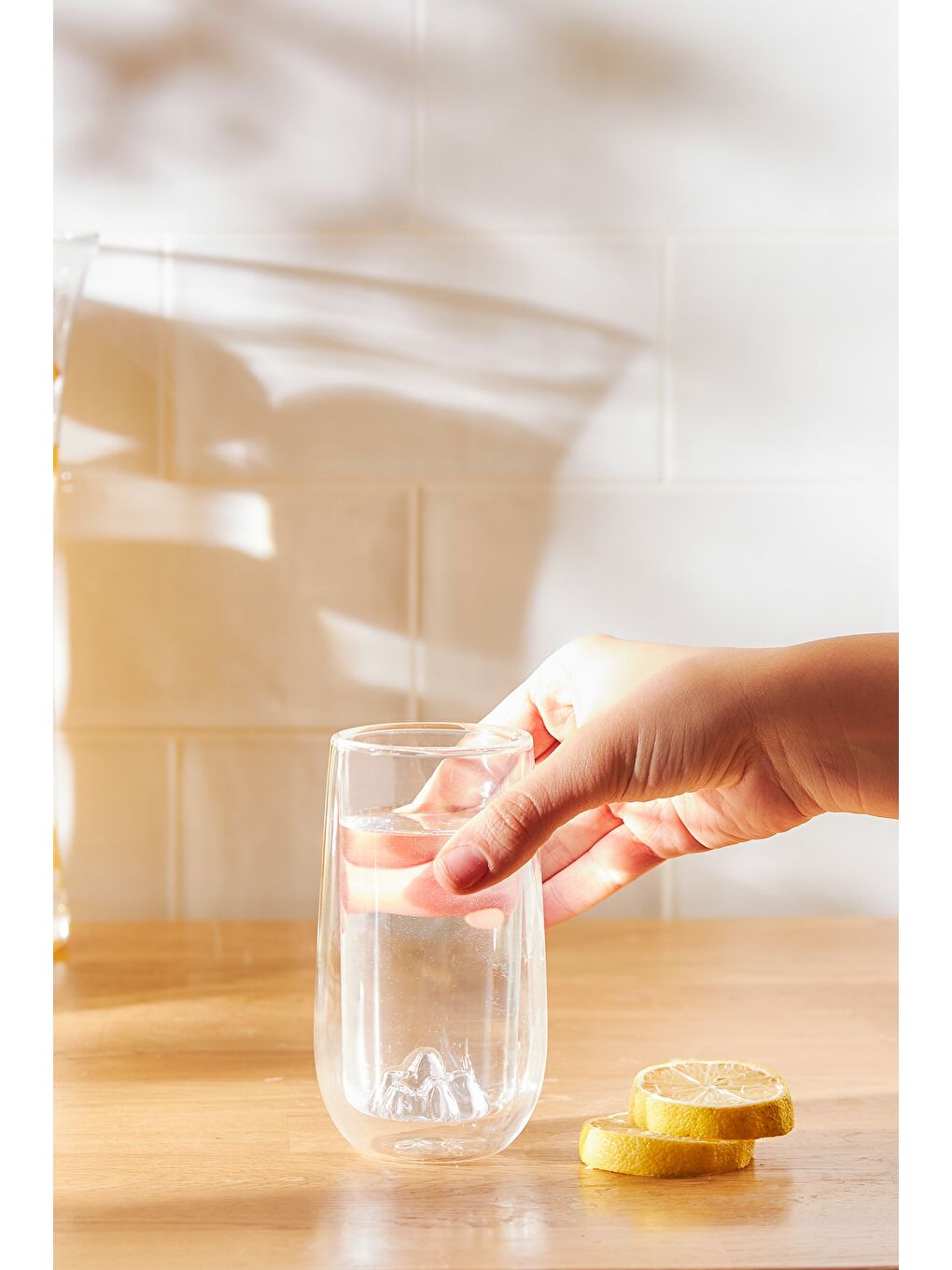 Renksiz Globe Çift Cidarlı Volkan Kısa Bardak-3