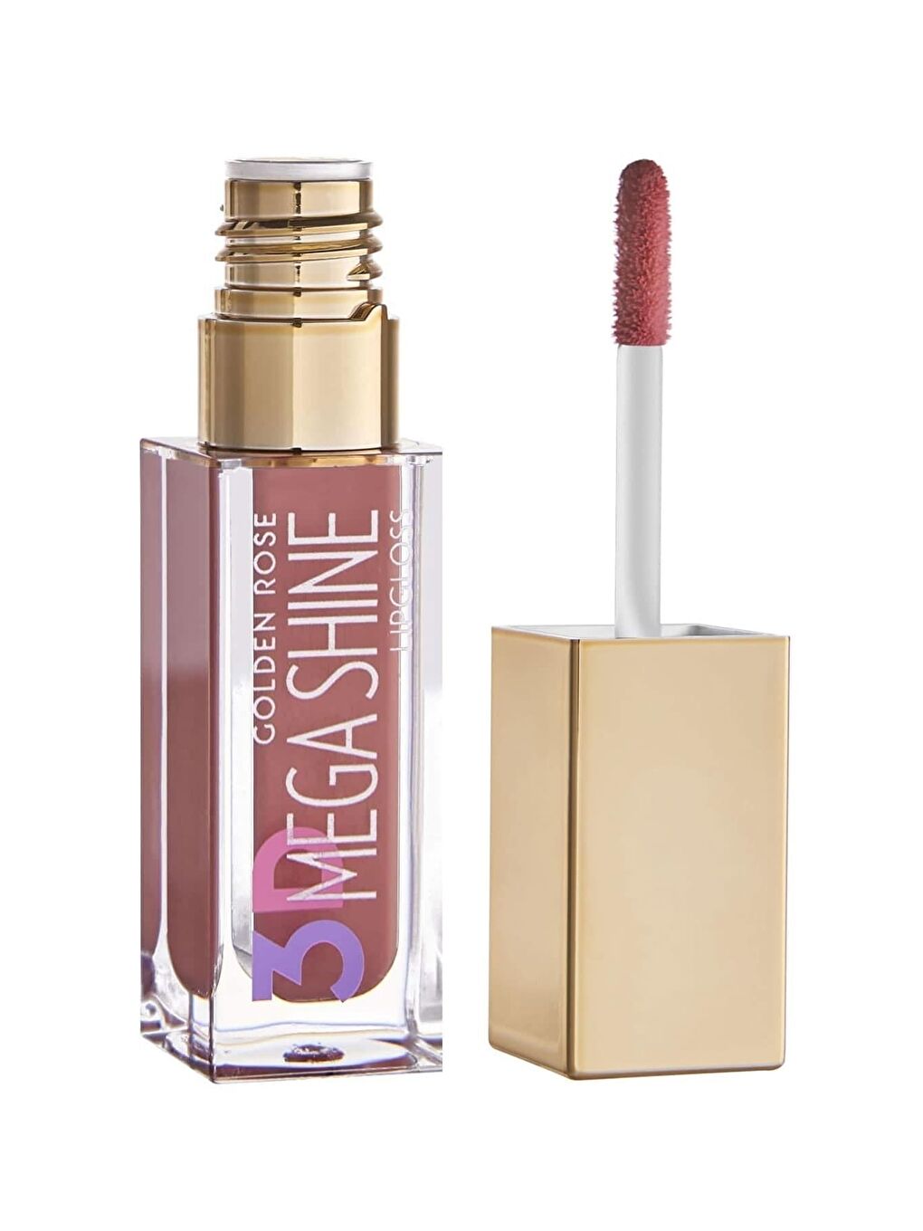GOLDEN ROSE 3d Mega Shine Lipgloss No: 104 - Renkli Dudak Parlatıcısı - 1