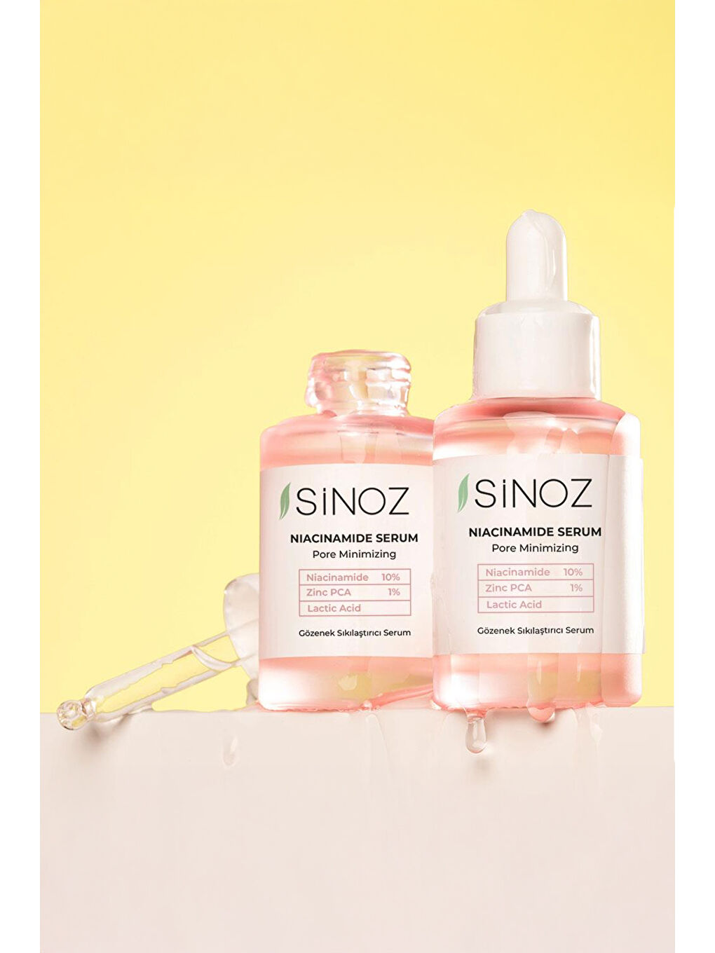 Sinoz Gözenek Sıkılaştırıcı Sebum Dengeleyici Sivilce Karşıtı Serum Niacinamide 10% + Zinc Pca 1% 30 Ml - 5