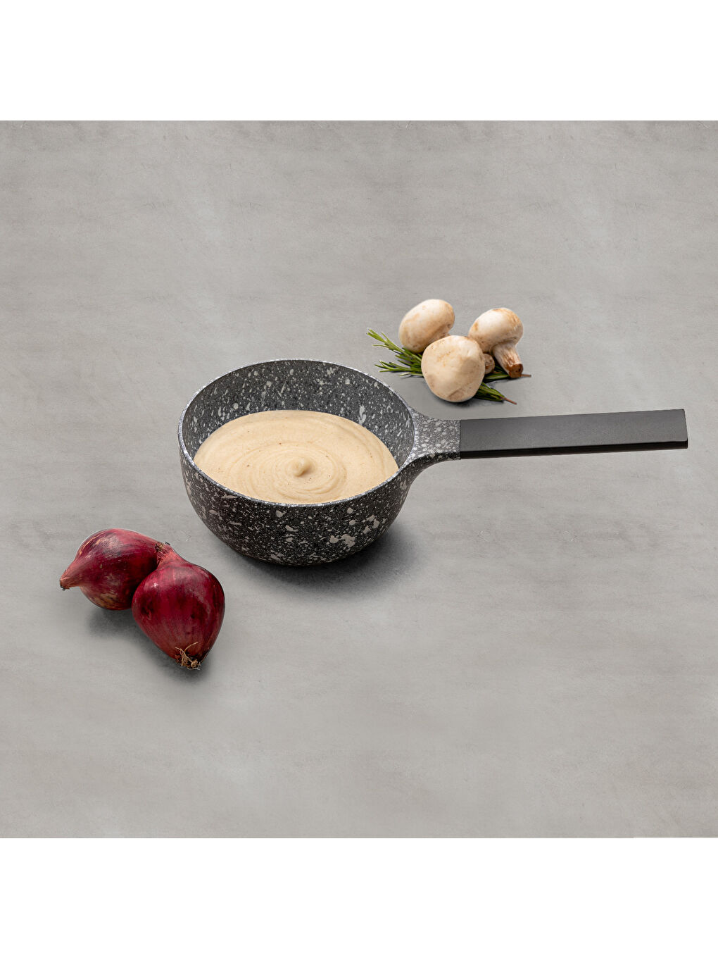 Gri Perge Döküm Sosluk 16 cm (Kapaksız)-6